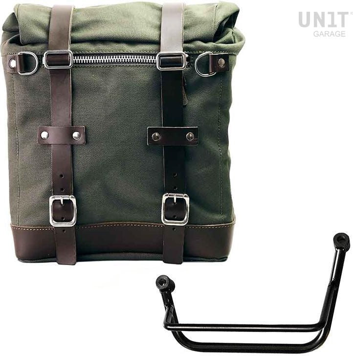 Unitgarage / ユニットガレージ Canvas Side Pannier Scram 22L-30L + Left Subframe Guzzi V85 TT | U201-2251SX