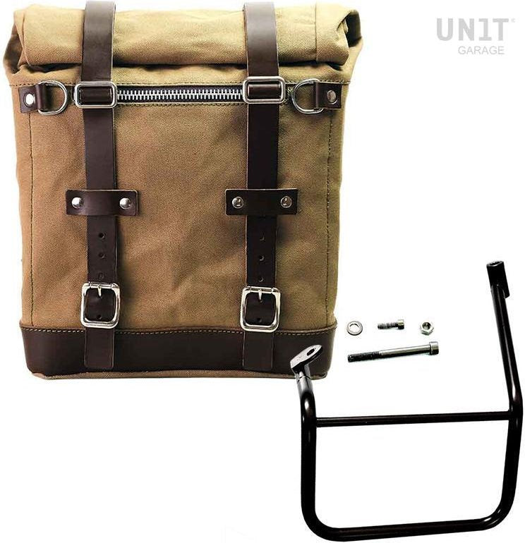 Unitgarage / ユニットガレージ Canvas Side Pannier Scram 22L-30L + Left Subframe Caballero | U201-2253SX
