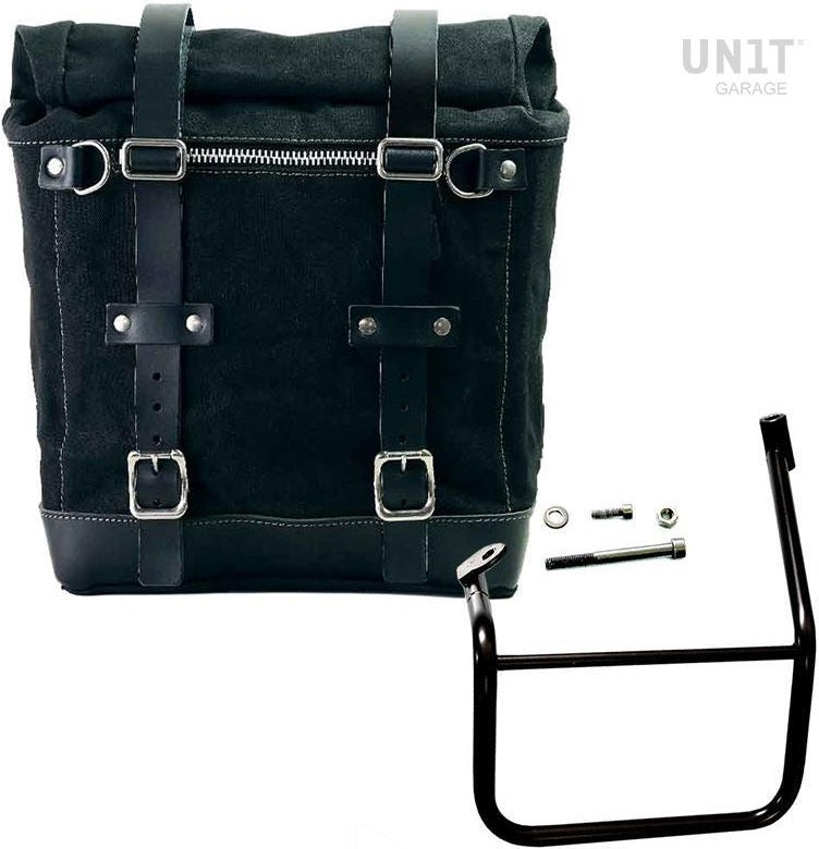 Unitgarage / ユニットガレージ Canvas Side Pannier Scram 22L-30L + Left Subframe Caballero | U201-2253SX
