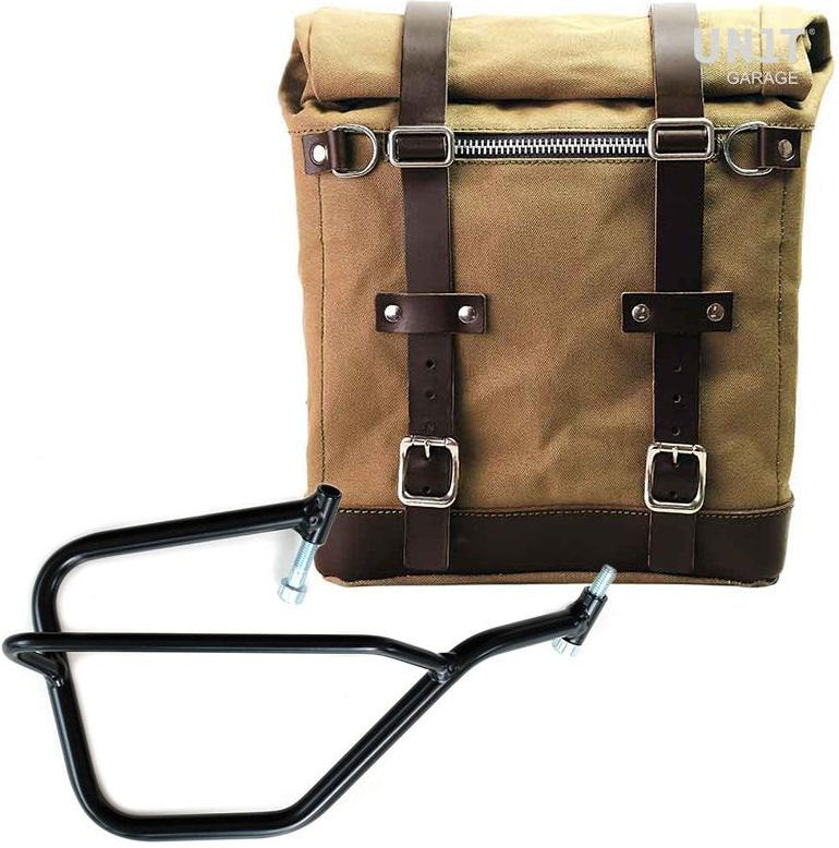 Unitgarage / ユニットガレージ Canvas Side Pannier Scram 22L-30L + Right Subframe Yamaha | U201-2504DX