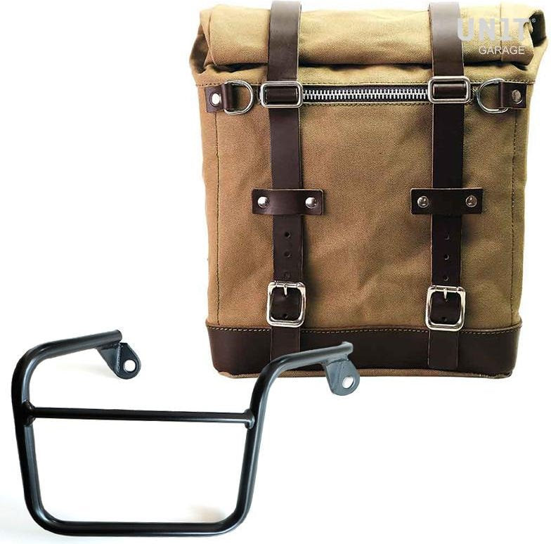 Unitgarage / ユニットガレージ Canvas Side Pannier Scram 22L-30L + Right Subframe Mash | U201-2600DX