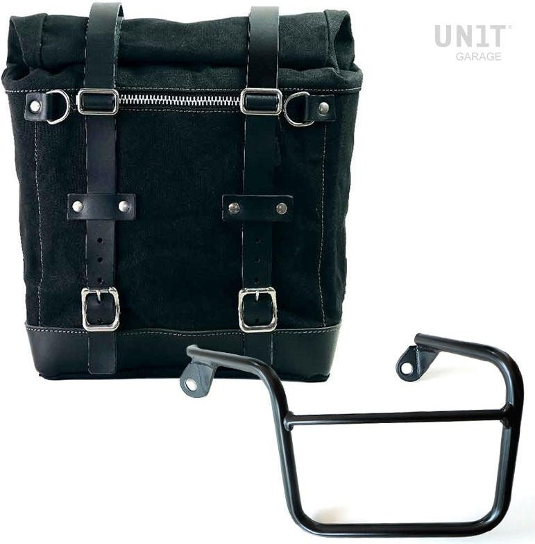 Unitgarage / ユニットガレージ Canvas Side Pannier Scram 22L-30L + Left Subframe Mash | U201-2600SX