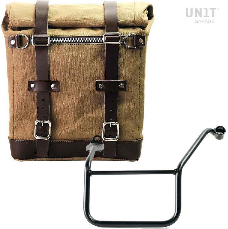 Unitgarage / ユニットガレージ Canvas Side Pannier Scram 22L-30L + Left Subframe Yamaha | U201-3208SX