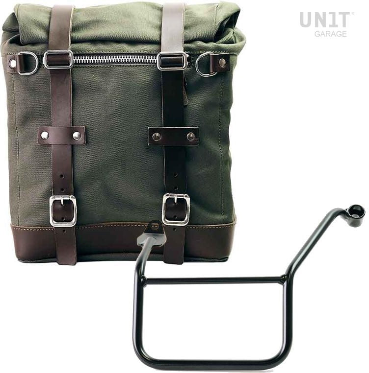 Unitgarage / ユニットガレージ Canvas Side Pannier Scram 22L-30L + Left Subframe Yamaha | U201-3208SX