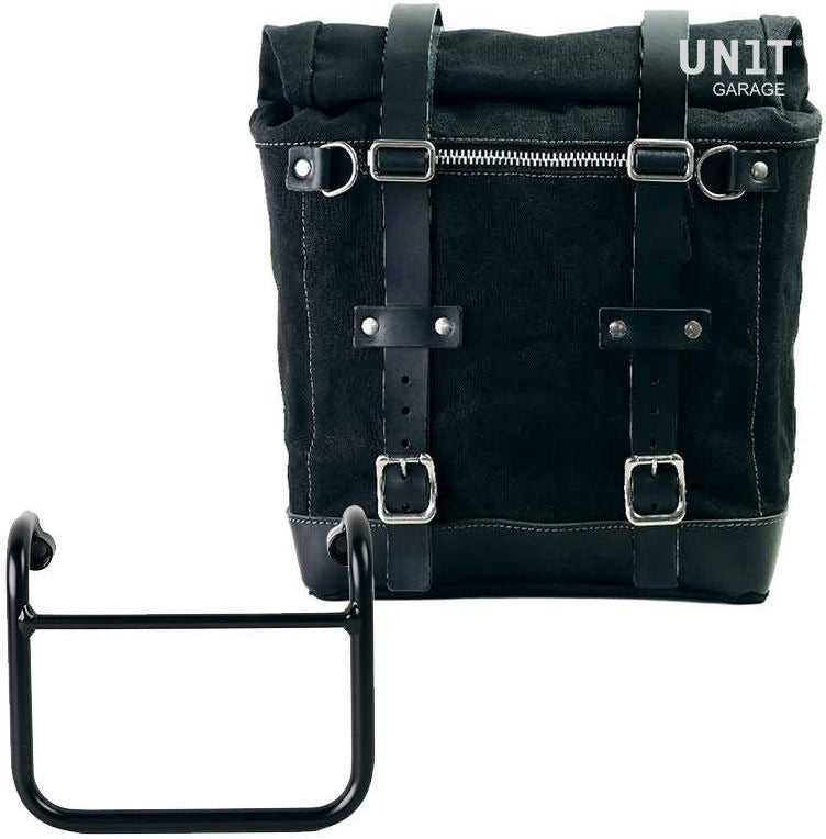 Unitgarage / ユニットガレージ Canvas Side Pannier Scram 22L-30L + Subframe R18 for Straight pipe exhaust | U201-3400