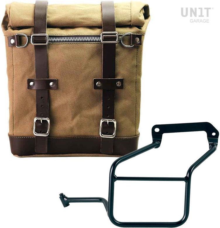 Unitgarage / ユニットガレージ Canvas Side Pannier Scram 22L-30L + Left Subframe Aprilia Tuareg 660 | U201-3600SX