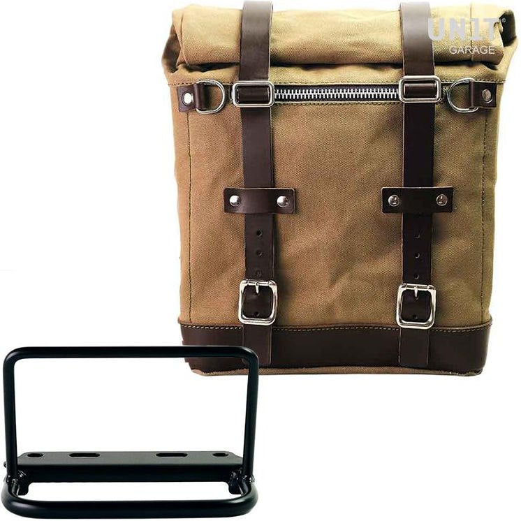Unitgarage / ユニットガレージ Canvas Side Pannier Scram 22L-30L + Subframe Royal Enfield | U201-3800