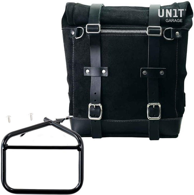 Unitgarage / ユニットガレージ Waxed suede side pannier Scram 22L-30L + Left subframe Ducati Scrambler Series | U202-1007
