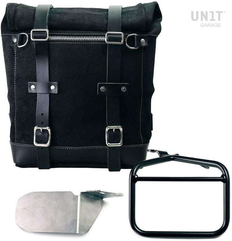 Unitgarage / ユニットガレージ Waxed suede side pannier Scram 22L-30L + Right subframe Ducati Scrambler | U202-1007DX
