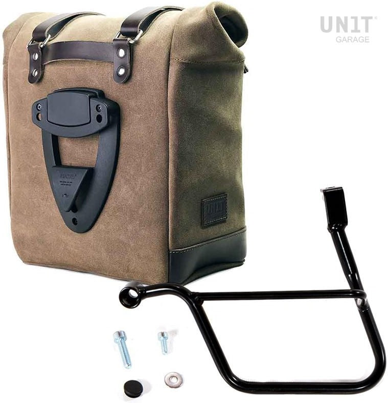 Unitgarage / ユニットガレージ Waxed suede side pannier Scram 22L-30L + Left Subframe Triumph Street 900 Series (2017 until now) | U202-1013SX