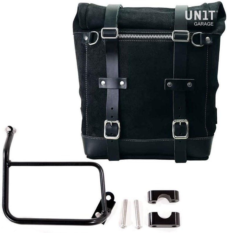 Unitgarage / ユニットガレージ Waxed suede side pannier Scram 22L-30L + Subframe R1200 GS | U202-1229