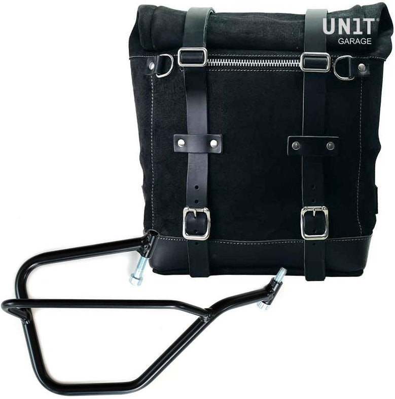 Unitgarage / ユニットガレージ Waxed suede side pannier Scram 22L-30L + Right Subframe Yamaha | U202-2504DX