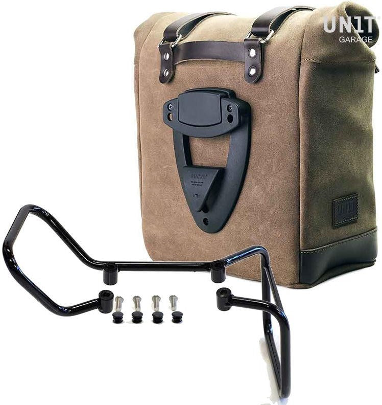 Unitgarage / ユニットガレージ Waxed suede side pannier Scram 22L-30L + Subframe husqvarna vitpilen 701 | U202-3001