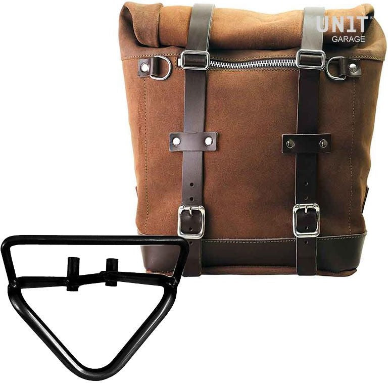 Unitgarage / ユニットガレージ Waxed suede side pannier Scram 22L-30L + Right Subframe husqvarna 401 (2020 until now) | U202-3004DX