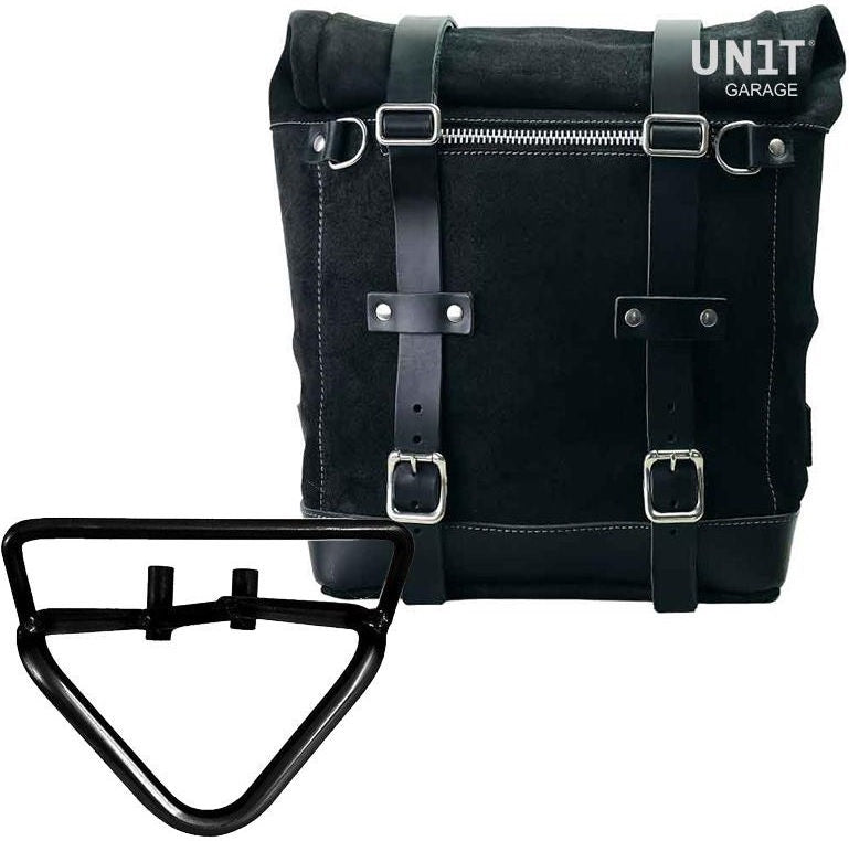 Unitgarage / ユニットガレージ Waxed suede side pannier Scram 22L-30L + Right Subframe husqvarna 401 (2020 until now) | U202-3004DX