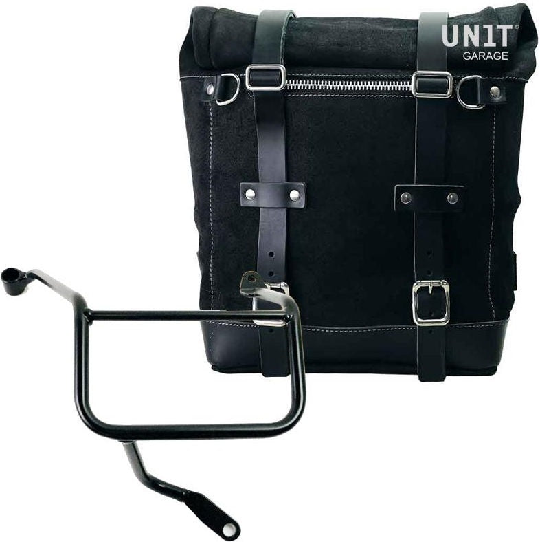 Unitgarage / ユニットガレージ Waxed suede side pannier Scram 22L-30L + Right Subframe Yamaha | U202-3208DX