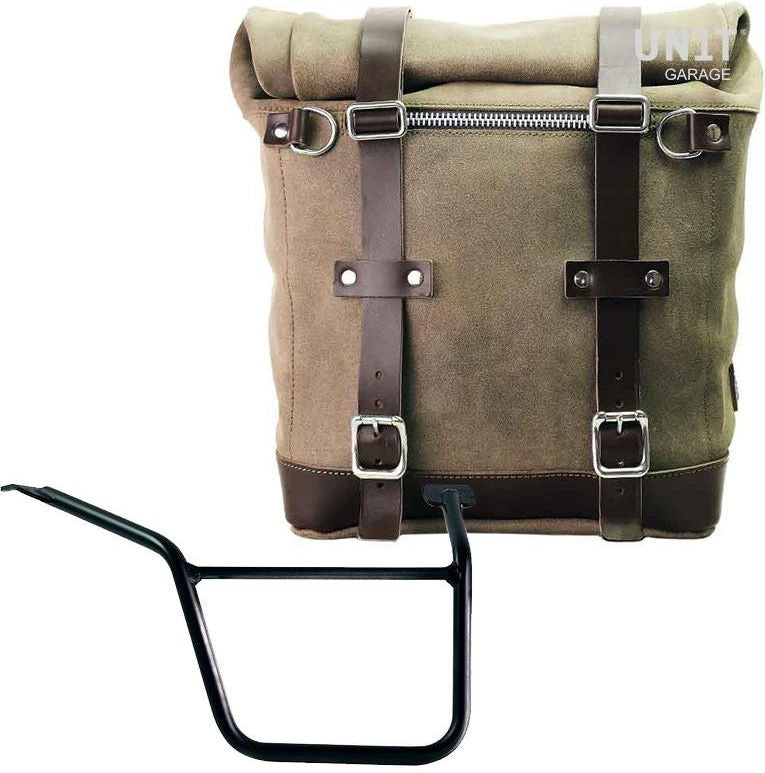Unitgarage / ユニットガレージ Waxed suede side pannier Scram 22L-30L + Right Subframe Pan America 1250 | U202-3304DX