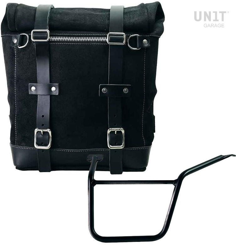 Unitgarage / ユニットガレージ Waxed suede side pannier Scram 22L-30L + Left Subframe Pan America 1250 | U202-3304SX