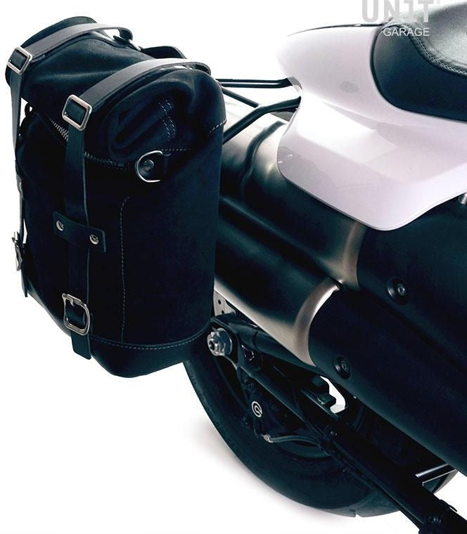 Unitgarage / ユニットガレージ Waxed suede side pannier Scram 22L-30L + Right Subframe Sportster S 1250 | U202-3320DX