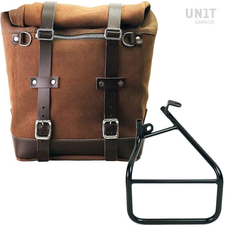 Unitgarage / ユニットガレージ Waxed suede side pannier Scram 22L-30L + Left Subframe Sportster S 1250 | U202-3320SX