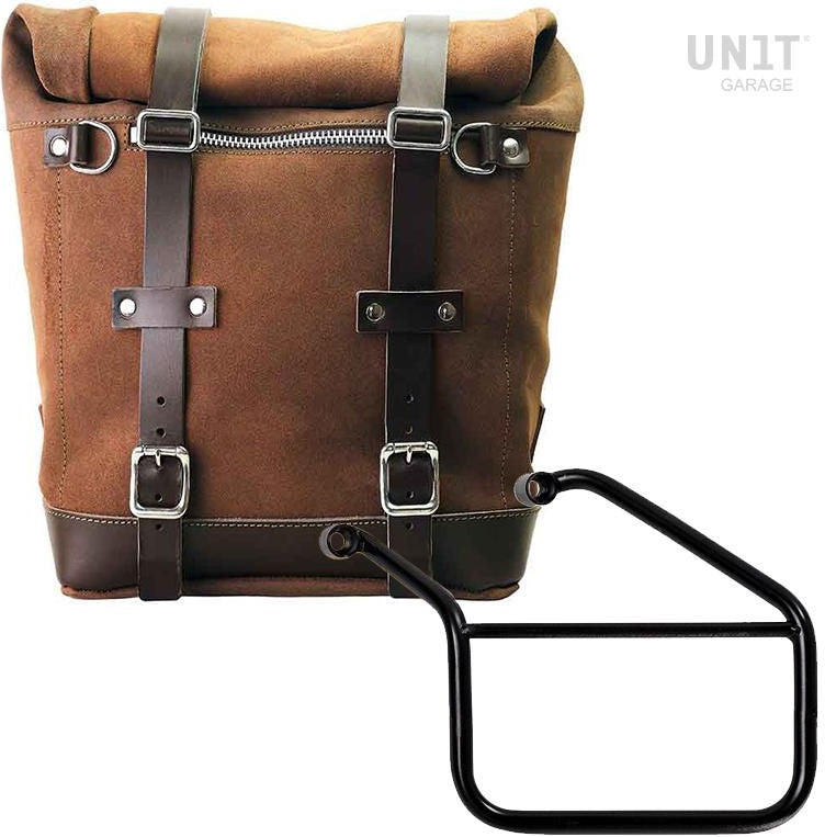 Unitgarage / ユニットガレージ Waxed suede side pannier Scram 22L-30L + Left Subframe Triumph Trident 660 | U202-3500SX
