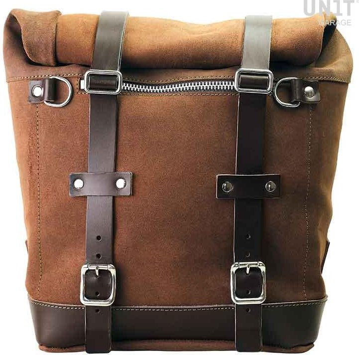 Unitgarage / ユニットガレージ Waxed suede side pannier Scram 22L-30L | U202