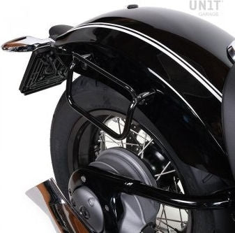 Unitgarage / ユニットガレージ Khali side pannier in TPU + R18 frame for Fishtail exhaust | UG001-3401