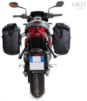 Unitgarage / ユニットガレージ Khali side pannier in TPU + Left Subframe Triumph Trident 660 | UG001-3500SX