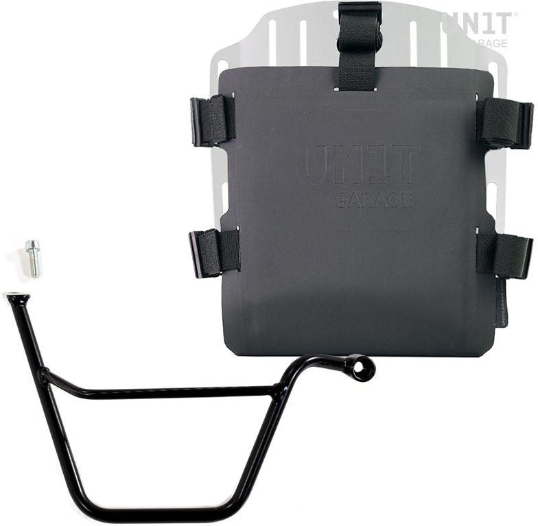 Unitgarage / ユニットガレージ Aluminum bag holder with adjustable front in Hypalon and Quick Release System + subframe | UG007-U000-1005DX