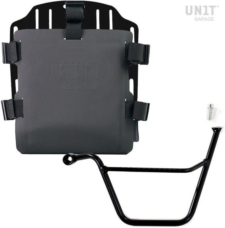 Unitgarage / ユニットガレージ Aluminum bag holder with adjustable front in Hypalon and Quick Release System + subframe | UG007-U000-1005SX