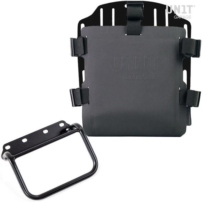 Unitgarage / ユニットガレージ Aluminum bag holder with adjustable front in Hypalon and Quick Release System + subframe | UG007-U000-1008