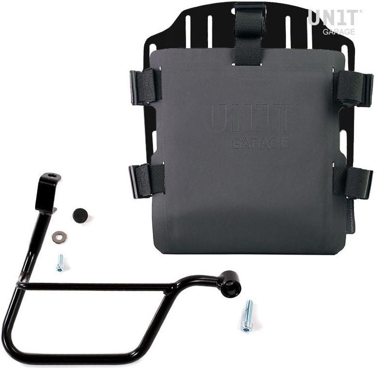 Unitgarage / ユニットガレージ Aluminum bag holder with adjustable front in Hypalon and Quick Release System + subframe | UG007-U000-1011DX