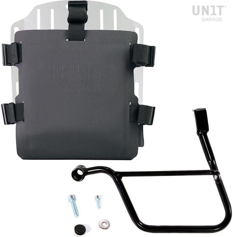 Unitgarage / ユニットガレージ Aluminum bag holder with adjustable front in Hypalon and Quick Release System + subframe | UG007-U000-1013SX