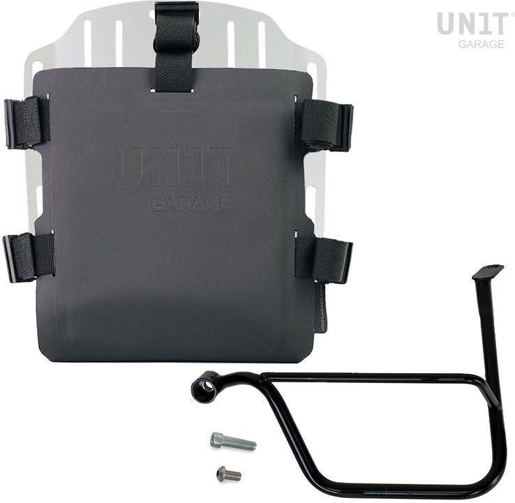 Unitgarage / ユニットガレージ Aluminum bag holder with adjustable front in Hypalon and Quick Release System + subframe | UG007-U000-1020SX