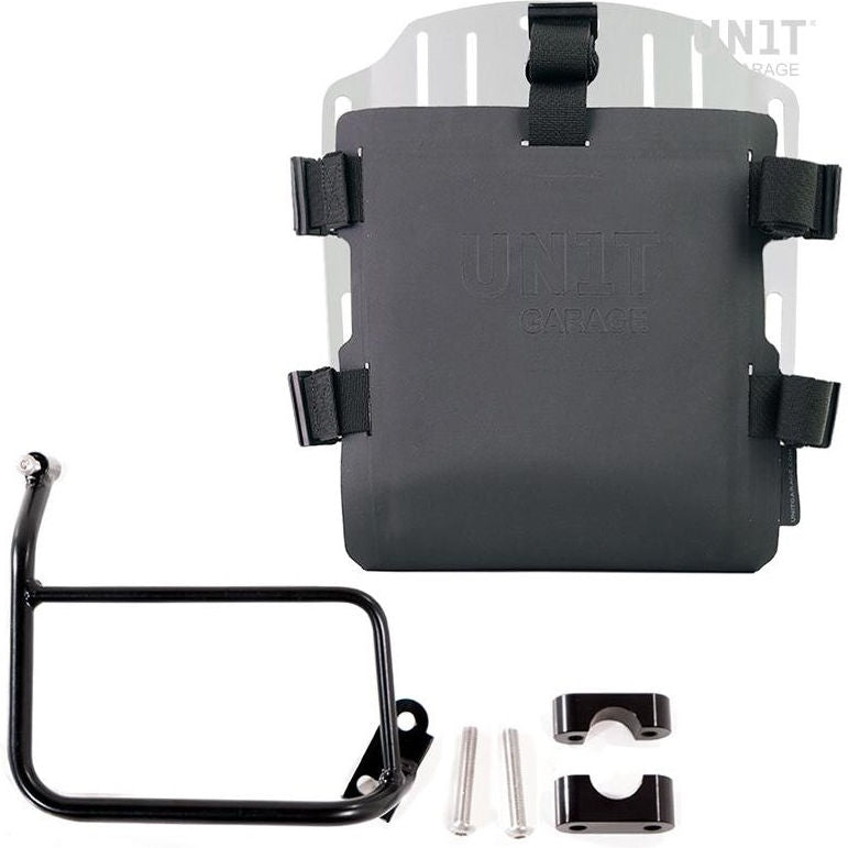 Unitgarage / ユニットガレージ Aluminum bag holder with adjustable front in Hypalon and Quick Release System + subframe | UG007-U000-1229
