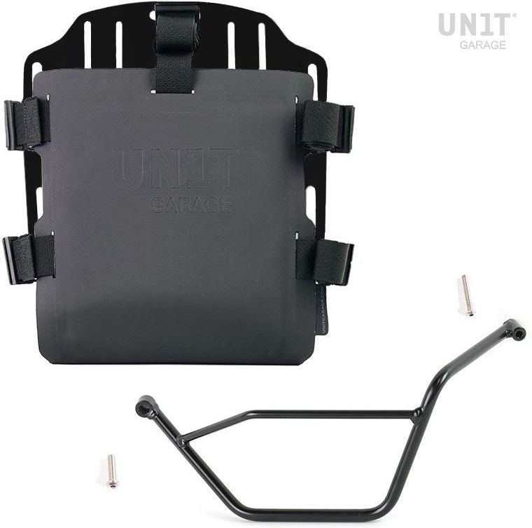 Unitgarage / ユニットガレージ Aluminum bag holder with adjustable front in Hypalon and Quick Release System + subframe | UG007-U000-1524SX