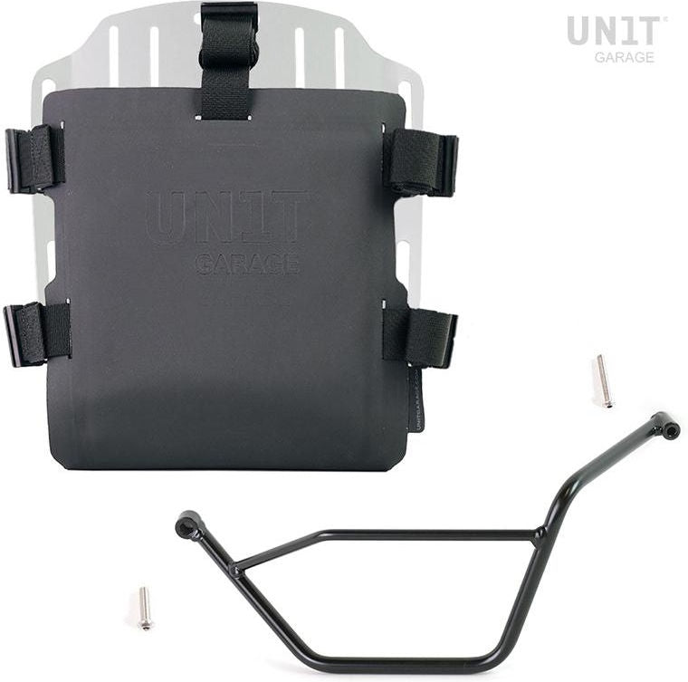 Unitgarage / ユニットガレージ Aluminum bag holder with adjustable front in Hypalon and Quick Release System + subframe | UG007-U000-1524SX