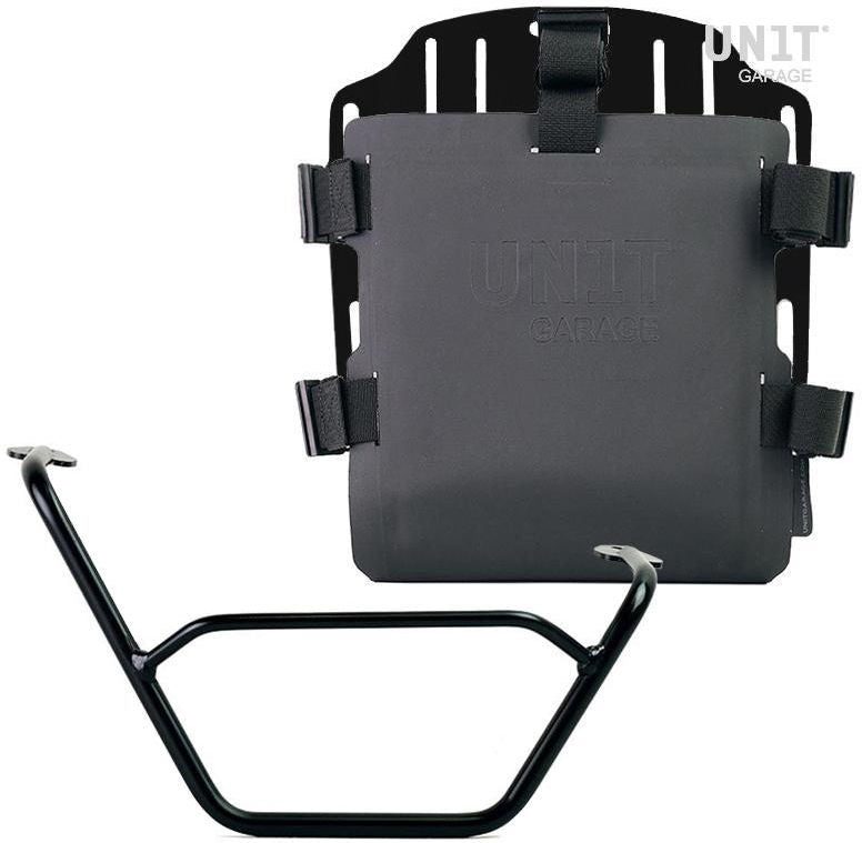 Unitgarage / ユニットガレージ Aluminum bag holder with adjustable front in Hypalon and Quick Release System + right subframe | UG007-U000-1901DX