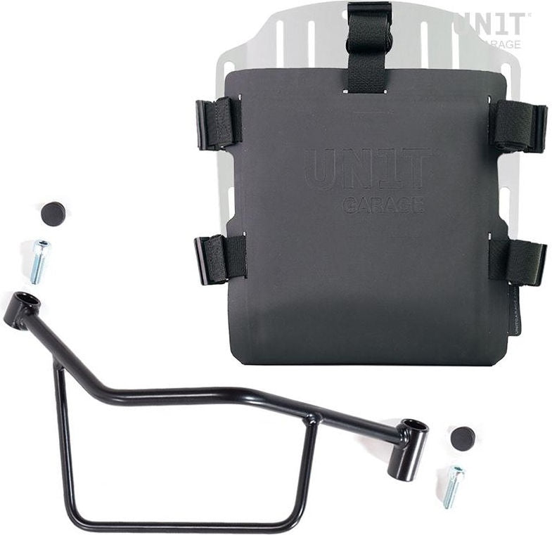 Unitgarage / ユニットガレージ Aluminum bag holder with adjustable front in Hypalon and Quick Release System + subframe | UG007-U000-2101DX