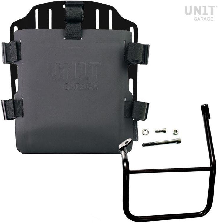 Unitgarage / ユニットガレージ Aluminum bag holder with adjustable front in Hypalon and Quick Release System + subframe | UG007-U000-2253SX