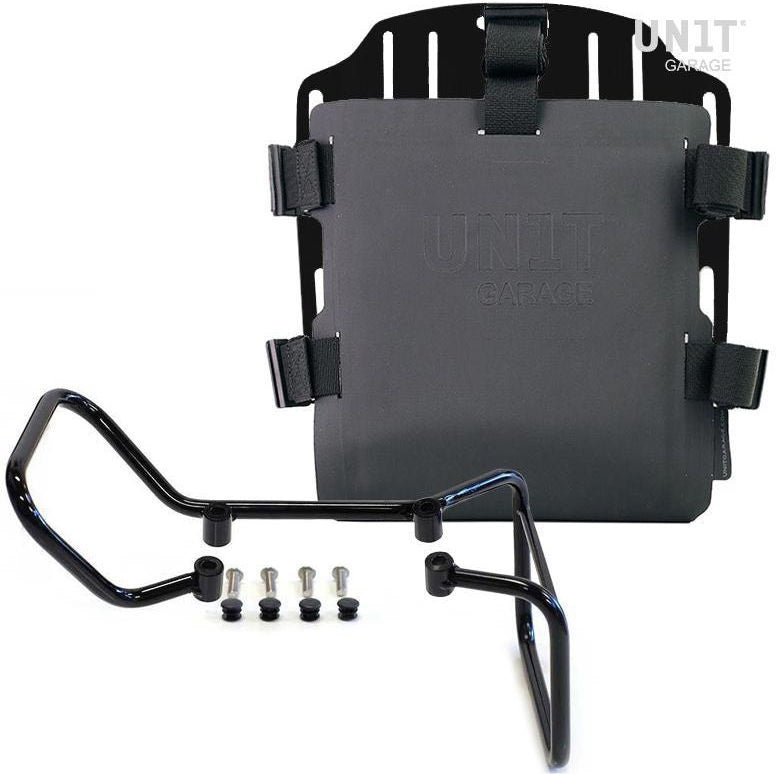 Unitgarage / ユニットガレージ Aluminum bag holder with adjustable front in Hypalon and Quick Release System + vitpilen 701 subframe | UG007-U000-3001