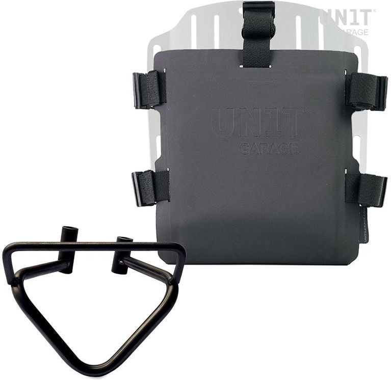 Unitgarage / ユニットガレージ Aluminum bag holder with adjustable front in Hypalon and Quick Release System + subframe (2020 until now) | UG007-U000-3003DX