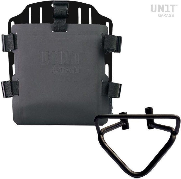 Unitgarage / ユニットガレージ Aluminum bag holder with adjustable front in Hypalon and Quick Release System + subframe (2020 until now) | UG007-U000-3003SX