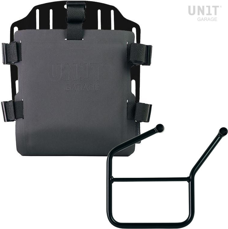 Unitgarage / ユニットガレージ Aluminum bag holder with adjustable front in Hypalon and Quick Release System + subframe | UG007-U000-3007SX