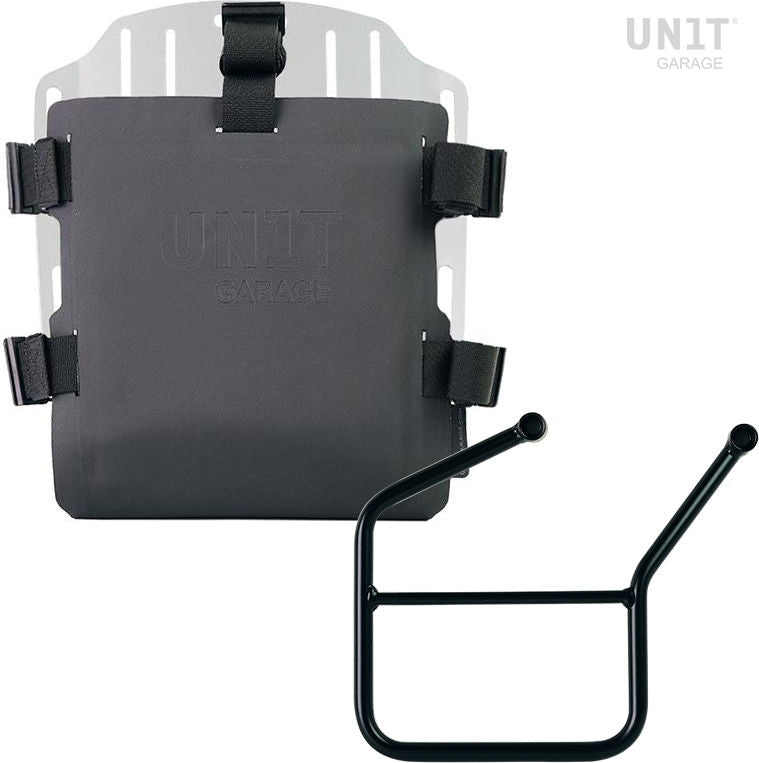 Unitgarage / ユニットガレージ Aluminum bag holder with adjustable front in Hypalon and Quick Release System + subframe | UG007-U000-3007SX