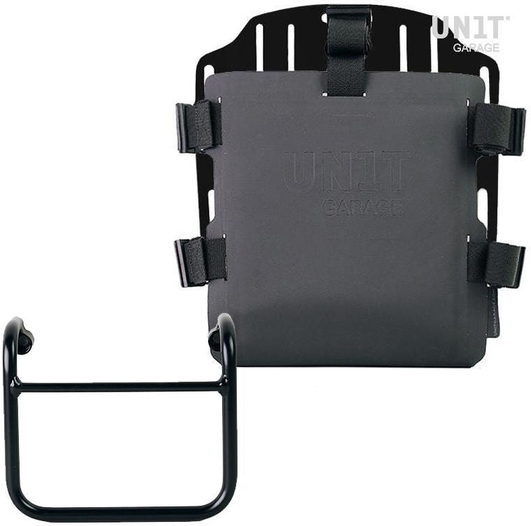 Unitgarage / ユニットガレージ Aluminum bag holder with adjustable front in Hypalon and Quick Release System + subframe | UG007-U000-3400
