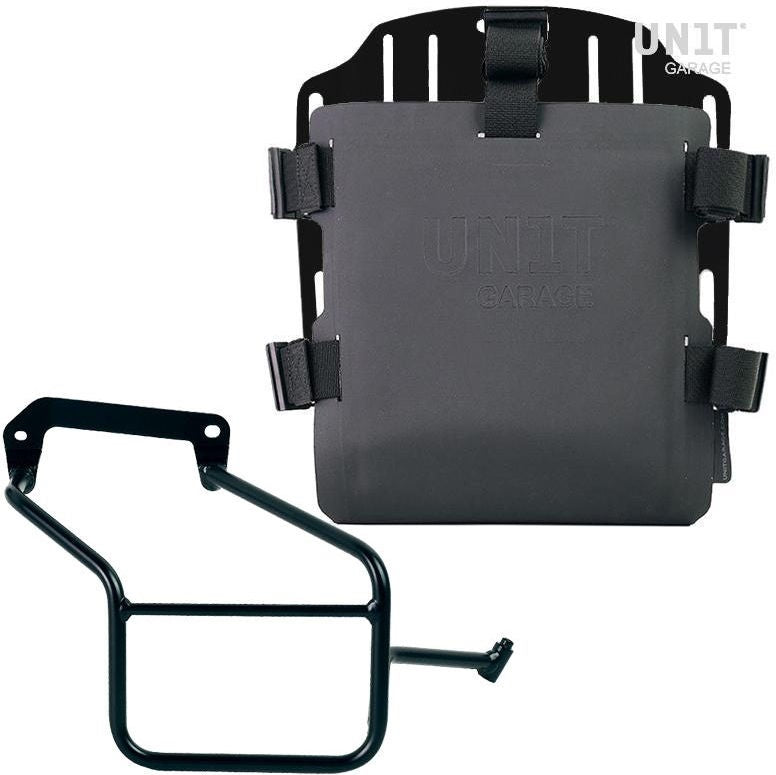 Unitgarage / ユニットガレージ Aluminum bag holder with adjustable front in Hypalon and Quick Release System + subframe | UG007-U000-3600DX