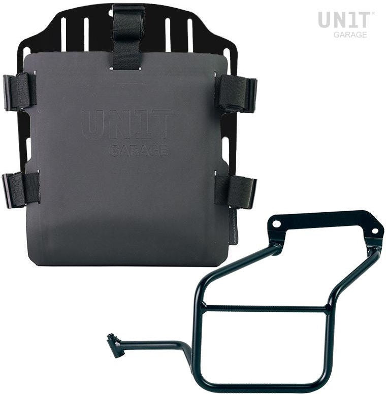 Unitgarage / ユニットガレージ Aluminum bag holder with adjustable front in Hypalon and Quick Release System + subframe | UG007-U000-3600SX