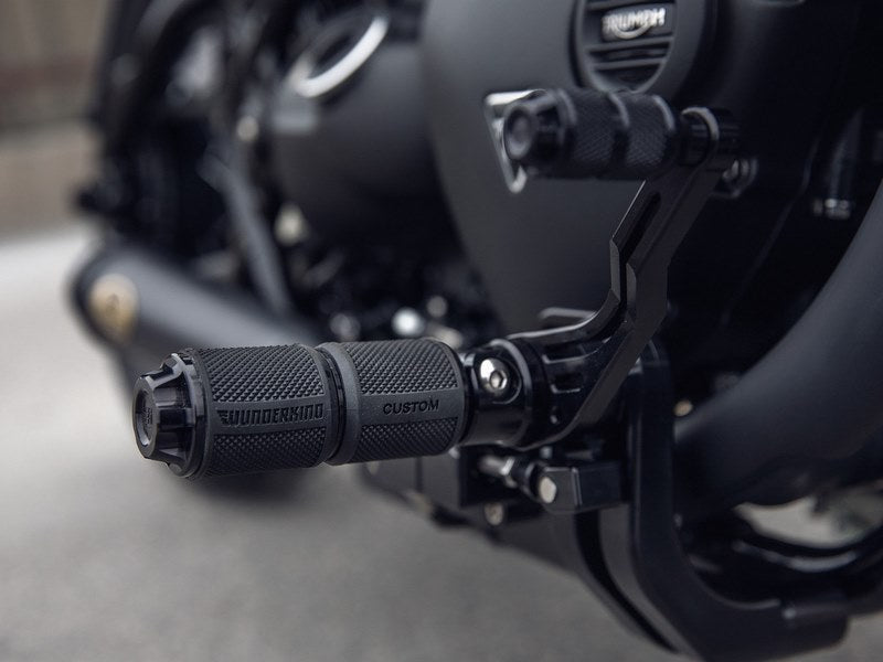 Wunderkind (ワンダーカインド) フォワードコントロールフットレストセット Triumph ブラック | 106503-F15