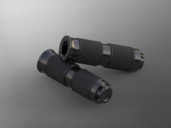 Wunderkind (ワンダーカインド) グリップセット 22 2 mm ハンドルバー / 貫通タイプ ブラック | 106600-F15
